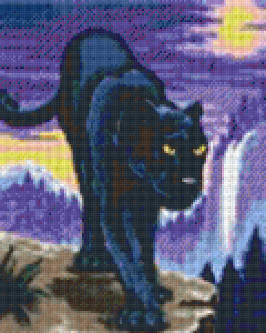 Panther Nine [9] Baseplate PixelHobby Mini-mosaic Art Kit image 0